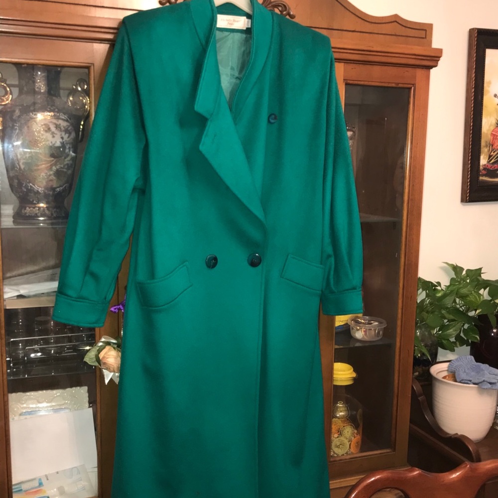 Emerald Green Pea Coat